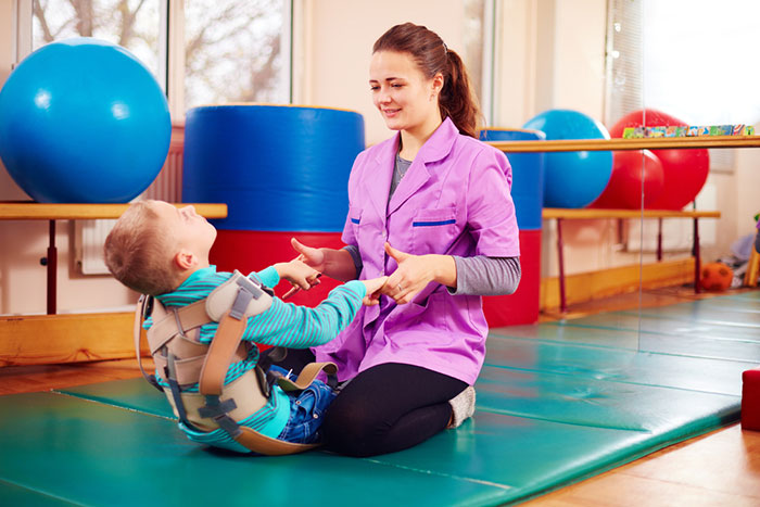 physical therapy for child with CP