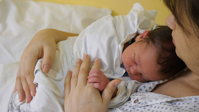 mother with newborn