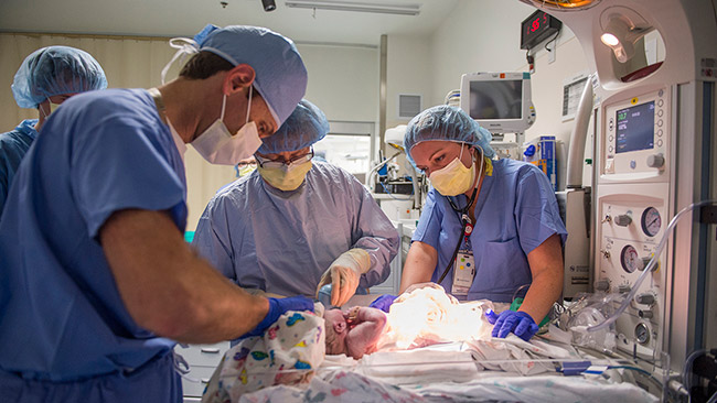 NICU medical team