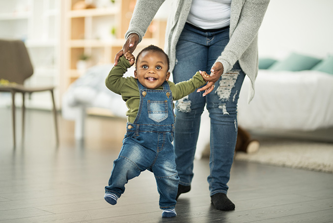 Baby Learning to Walk