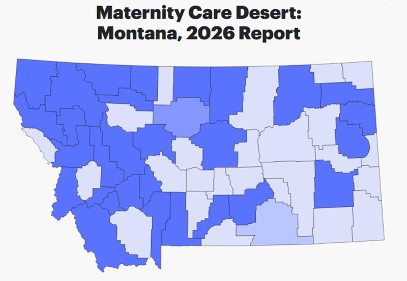 Montana Maternity Care Deserts