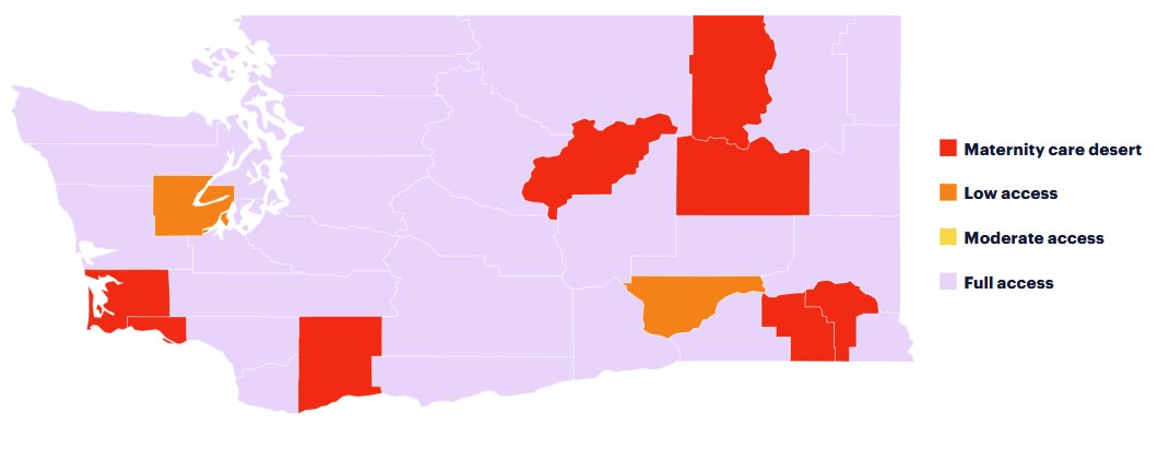 Maternity Care Deserts in Washington State