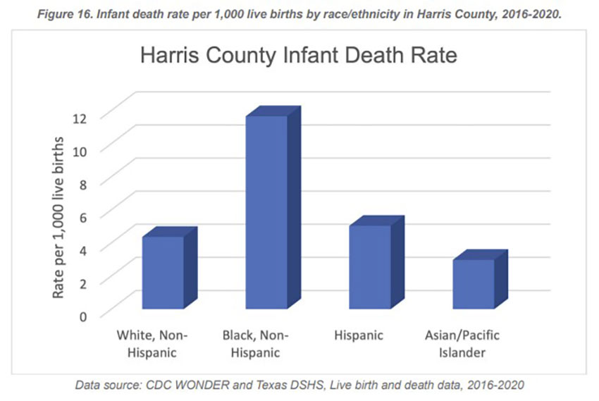 harris county infant death rate