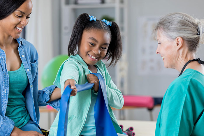 Child in Physical Therapy