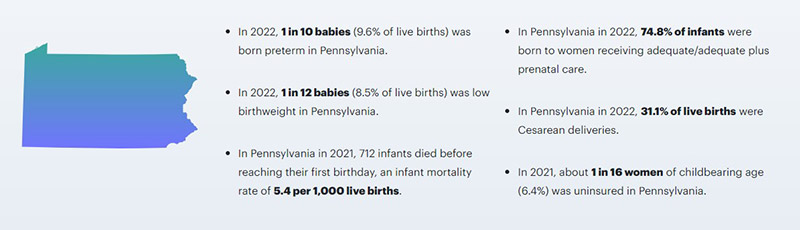 Pennsylvania Birth Rates