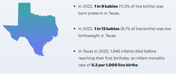 texas birth injury premature birth