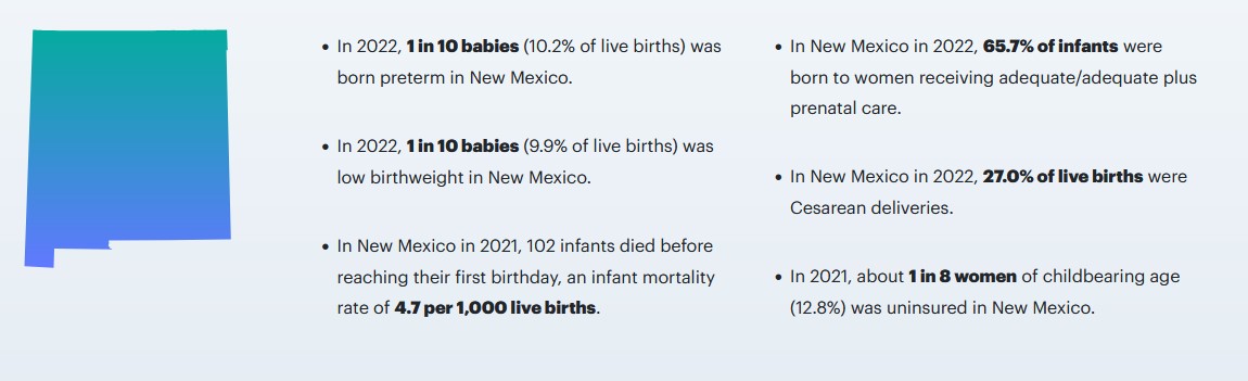 new mexico childbirth statistics