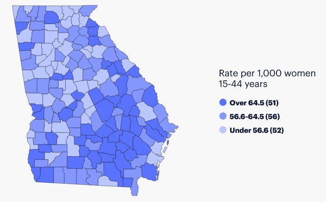 birth injury stats for georgia