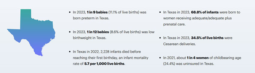 texas birth rate statistics